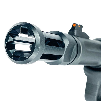 CTM tlumič výšlehu R-style, 14-mm levotočivý - Černá