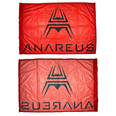 Herní vlajka ANAREUS - Červená