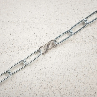 Stainless Steel Ocelová oboustranná karabina S-Biner, černá - velikost 5