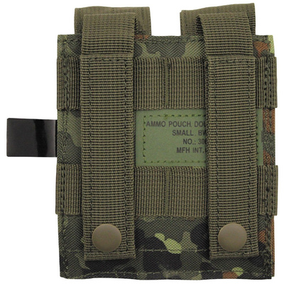 Sumka MOLLE dvojitá na pistolové zásobníky - Flecktarn