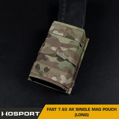 FAST type Single MOLLE sumka na 7.62 zásobníky pro AK - šedá