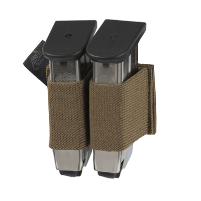 HELIKON Double Elastic Insert(R) na 2 pistolové zásobníky - Černá