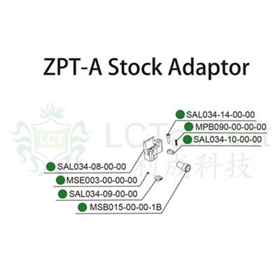 Ocelový adapter sklopné pažby ZPT-1 a ZPT-3