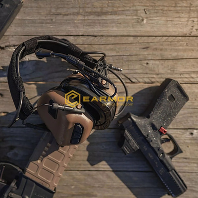EARMOR taktický headset M32 PLUS - Písková