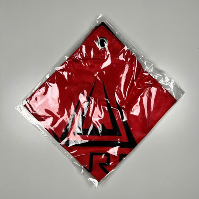 ANAREUS šátek reflexní s velcro / Dead rag - červený