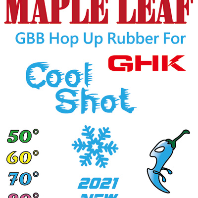 ML GHK silikonová hop-up gumička COOL SHOT, 70 shore - Modrá