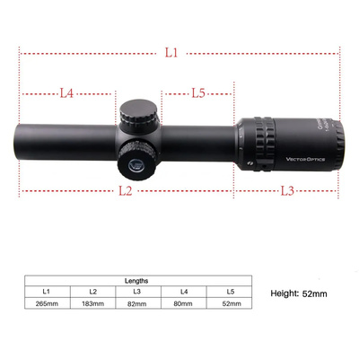 Puškohled GRIMLOCK 1-6x24 SFP Gen II - LPVO
