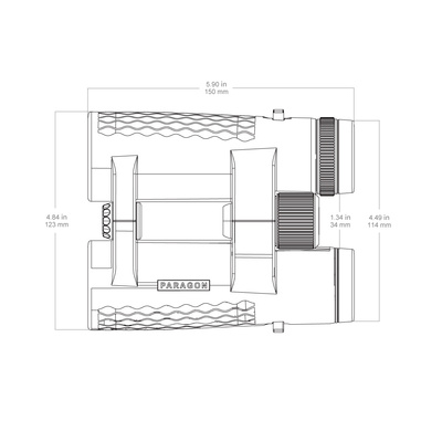 Dalekohled PARAGON 8x42 HD - Písková
