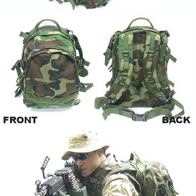 Batoh 3-Day Assault Pack, woodland