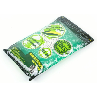 Kuličky BLS BIO 0,23g, 4300 BBs - Bílé