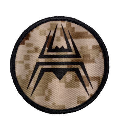 ANAREUS kulatý patch SPIDER na suchý zip - AOR1