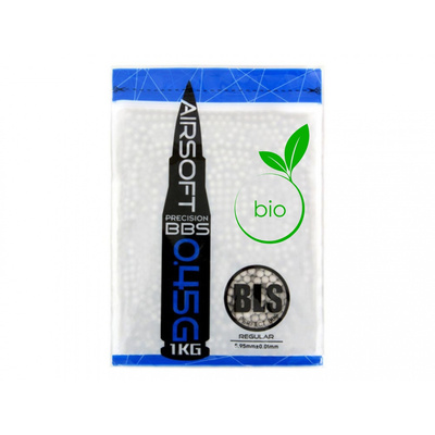 Kuličky BLS BIO 0,45g, 2200 BBs - Bílé