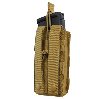 Sumka MOLLE na zásobník M16 otevřená ČERNÁ