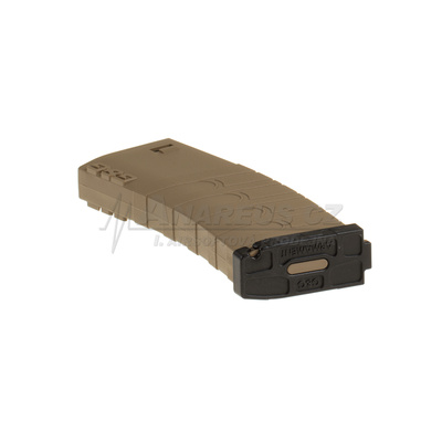 Zásobník G a G na 120 ran pro M4/M16, tlačný, FDE/BK