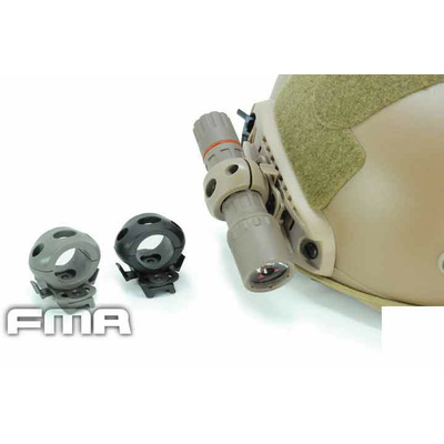FMA ARC montáž na helmu pro svítilnu 25 mm - Písková