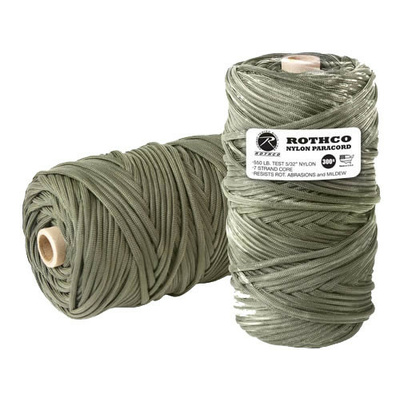 Parašňůra - paracord 100cm, olivová