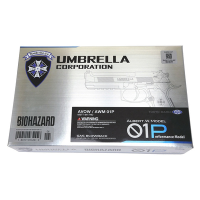 TM GBB plynová pistole Biohazard Albert.W.Model 01P - Černá