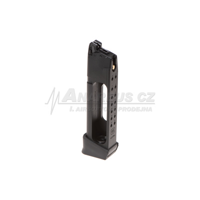 Umarex CO2 zásobník pro Glock 34 Gen4 Deluxe GBB, 25 BBs - Černá