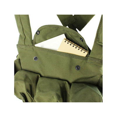 Vesta taktická CHEST RIG 7 kapes ČERNÁ