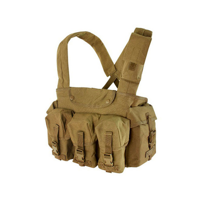 Vesta taktická CHEST RIG 7 kapes COYOTE BROWN