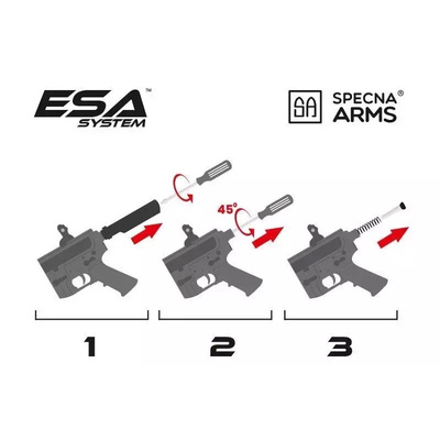 SA M4 Special Operation HAL ETU(TM) (SA-C05 CORE(TM)) - Černá/písková