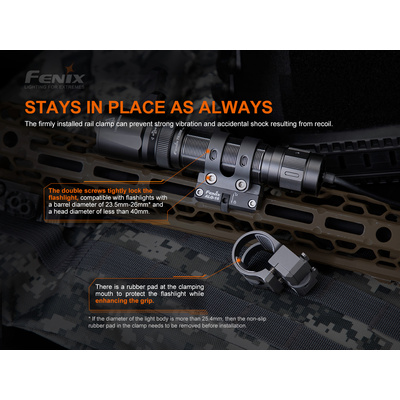 Kovová montáž Fenix ALG-16 pro svítilny na M-LOK