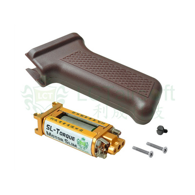 LCK Slim rukojeť Dark Red  plus  Torque Motor Slim pro AK