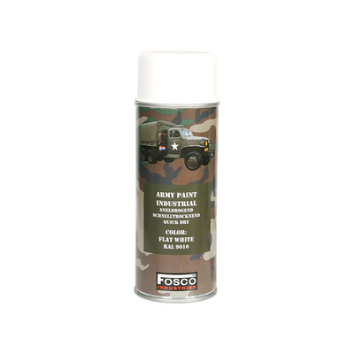 Barva ARMY ve spreji 400ml RAL 9010 BÍLÁ