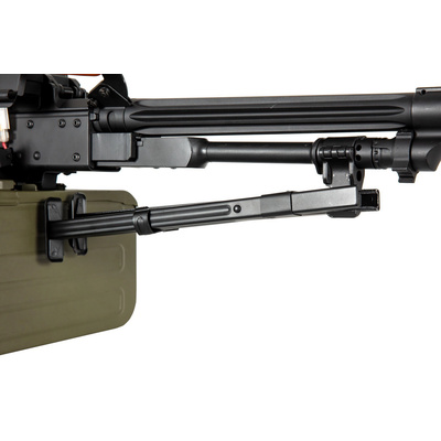 A a K kulomet PKM - Černá/světlé dřevo