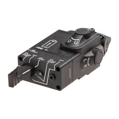 DBAL- Mini (Zelený/IR laser  plus  strobo) - Černý