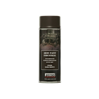 Barva ARMY ve spreji 400ml TMAVĚ HNĚDÁ (DARK BROWN)