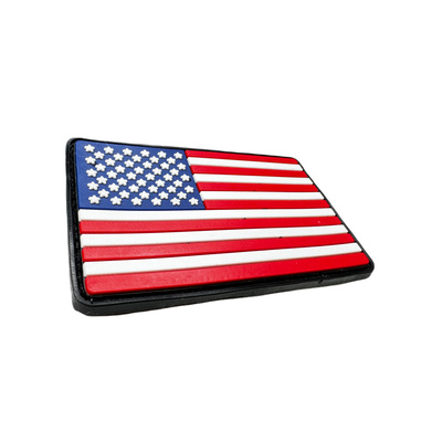 Patch PVC 3D gumový - vlajka USA - BAREVNÁ