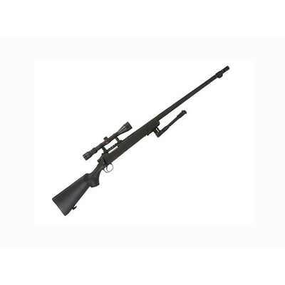 MB07D Sniper - olivová  plus  dvojnožka  plus  optika