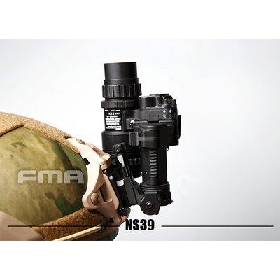 FMA NOROTOS CNC montáž na přilbu pro NVG PVS-15 / 18 - Černá