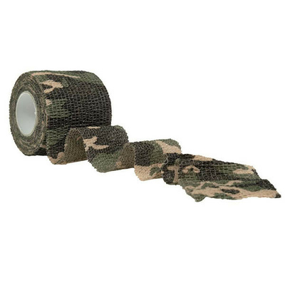 Páska ADHESIVE omotávací maskovací CAMO WOODLAND