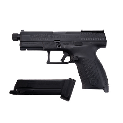 ASG CZ P-10C OR-OT CO2 Blowback, kovový závěr - Černá