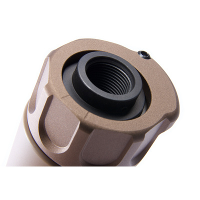 Angry Gun nasvětlovací tlumič QD SOCOM556 s ražením, 14- mm (CCW) - Písková