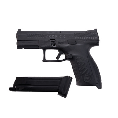ASG CZ P-10C CO2 Blowback, kovový závěr - Černá