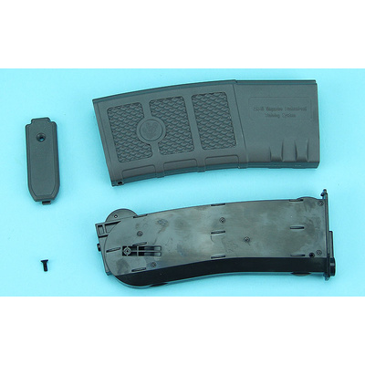 Zásobník M4/M16 na 130 ran FROG, tlačný - šedý