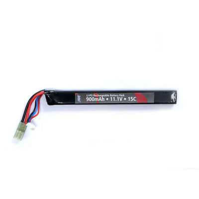 Li-Pol baterie ASG 11,1V 900mAh, 15C - Stick (jednodílná, dlouhá)