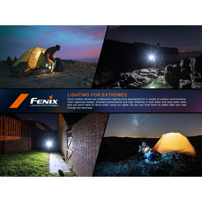 FENIX nabíjecí lucerna CL22R - Černá