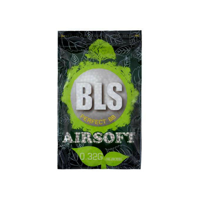 20x kuličky BLS BIO 0,32g, 3120 BBs - Bílé (krabice)