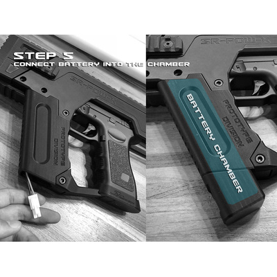 SRU - Redukce baterie AEP pro externí baterii pro PDW-K kit
