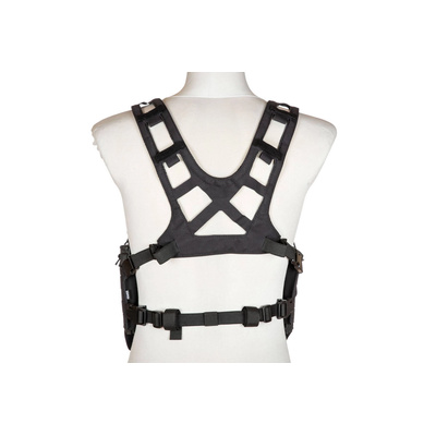 Taktický Chest Rig THYLA (laser cut) - Černá