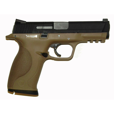 WE GBB plynová pistole MP9 Big Bird - Písková