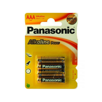 Baterie Panasonic 1,5V AAA - alkalická