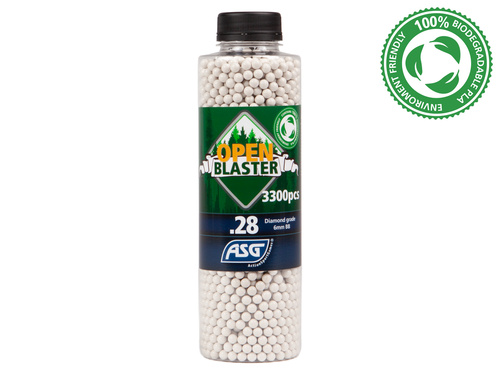 DynamicsHPA - Airsoftový krám, Airsoft zbraně, střelivo, vybavení - Kuličky ASG BIO Open Blaster 0,28g, 3300 BBs - Bílá