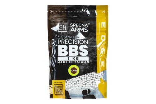 DynamicsHPA - Airsoftový krám, Airsoft zbraně, střelivo, vybavení - Kuličky Specna Arms EDGE ULTRA(TM) BIO 0,40g, 2500 BBs - Bílá